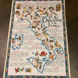 Wall Hanging Wine/Cheese of Italy 24x34"